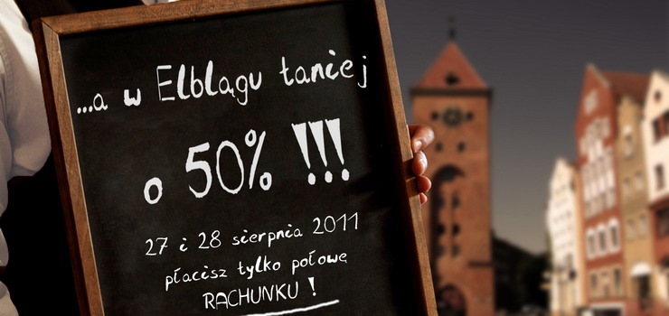 Elbląg za pół ceny na pożegnanie wakacji