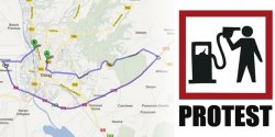 Trasa elbl�skiego protestu paliwowego ustalona