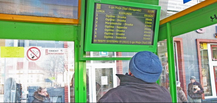 ZKM wyposa�a Elbl�g w tablice elektroniczne 