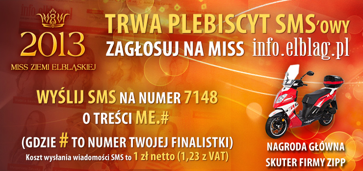 Wylij SMS i wybierz Miss info.elblag.pl - gosujc wygrywasz cenne nagrody! 