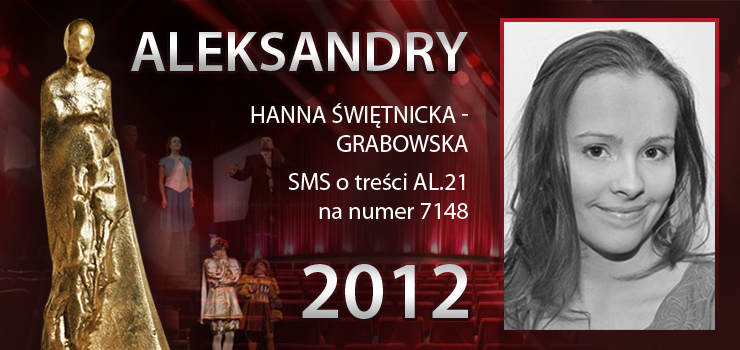 Gosowanie na Aleksandry 2012 trwa - prezentujemy aktork Hann witnick - Grabowsk