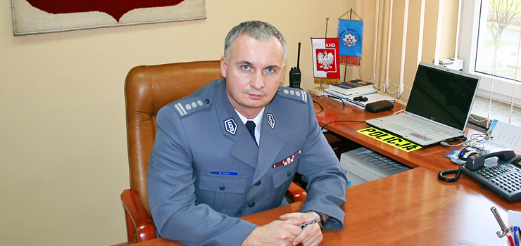 Komendant Policji insp. Marek Osik: To, co dla czytelnika moe by interesujce, ja traktuj, jako moj prac