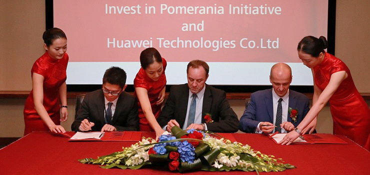 Chiski gigant na Pomorzu. Firmy z Gdaska i Olsztyna podpisuj umowy z Huawei