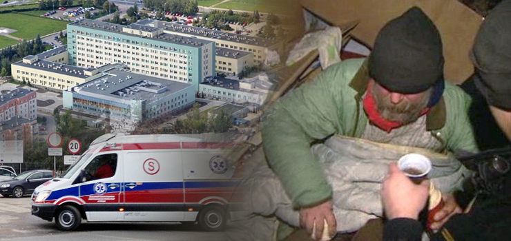 Problem elbląskich szpitali z pijanymi bezdomnymi