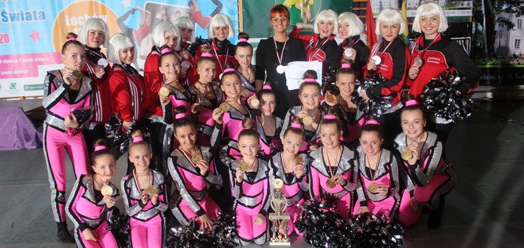 Trzy zote medale elblskich cheerleaderek na Mistrzostwach Polski