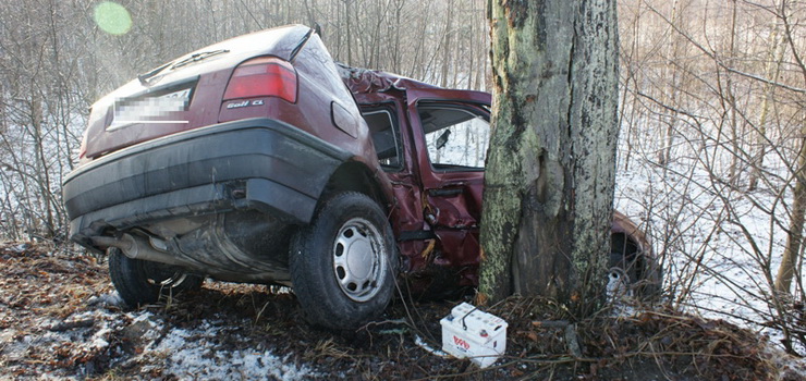 miertelny wypadek na drodze do Kpniewa. Zgin 24-latek