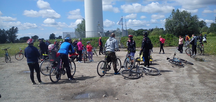 Trasa drugiej Miejskiej Wycieczki Rowerowej wiodła na Kanał Jagielloński