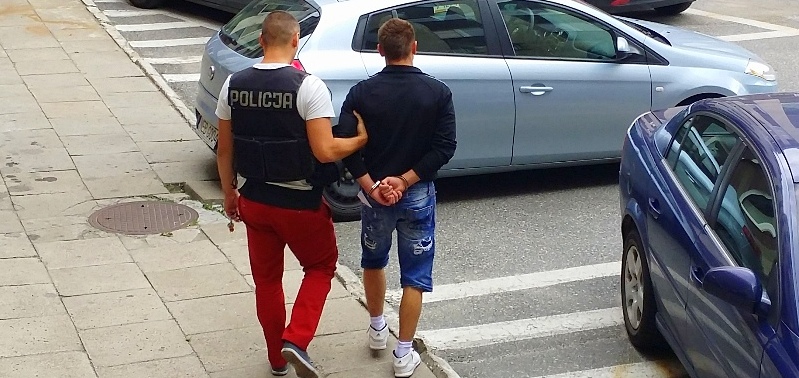 Policjanci zatrzymali 20-latka podejrzanego o rozbj w mieszkaniu przy ul.Piaskowej