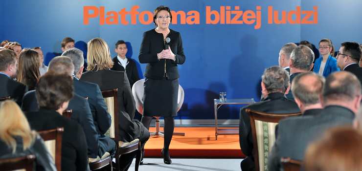 Premier Ewa Kopacz: Rozmawiam z wami, bo wiem, że jesteście w trudnym województwie
