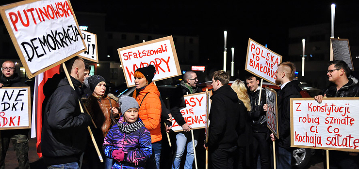 Elblążanie wyszli na ulicę. W sprawie wyborczego fałszerstwa zostanie złożony protest do sądu