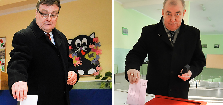 Kandydaci na urząd prezydenta Wróblewski i Wilk oddali swoje głosy