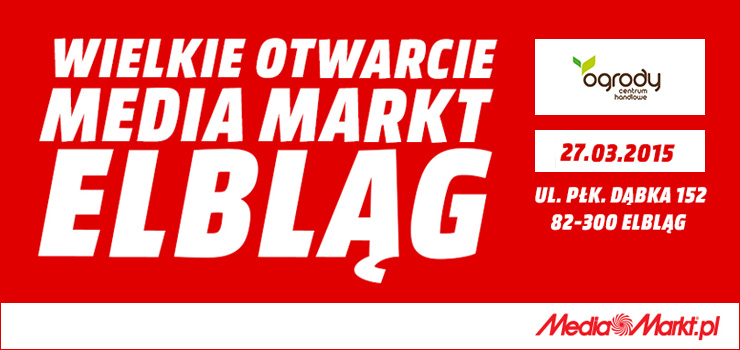 Wielkie otwarcie Media Markt w Elblgu