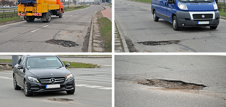 To skandal! Kto odpowiada za taki stan nawierzchni dróg?