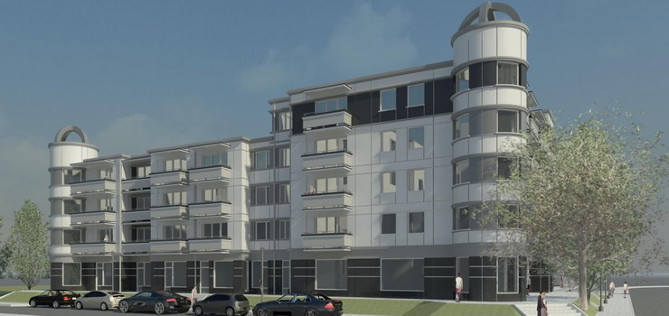 Pstrokate kolory znikną z budynku z "wieżyczkami". Zobacz jak zmieni się obiekt przy Bałuckiego