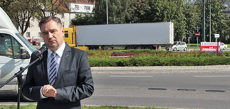 Rondo oficjalnie otrzymało imię NSZZ Solidarność. Na uroczystości był szef Związku Piotr Duda