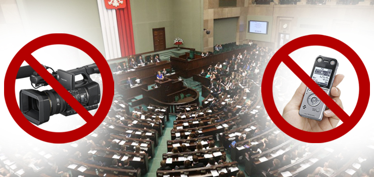 Marszaek chce zakaza nagrywania i fotografowania obrad Sejmu. "Ta decyzja wpisuje si w polityk PiS-u - kneblowania, 