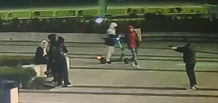 "Strzelanina" z pistoletów gazowych przy CH Ogrody