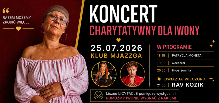 W klubie Mjazzga koncert charytatywny dla Iwony