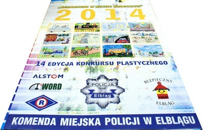 Policyjne kalendarze na 2014 rok