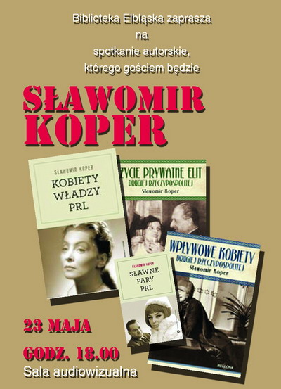 O historii inaczej – Sawomir Koper w bibliotece
