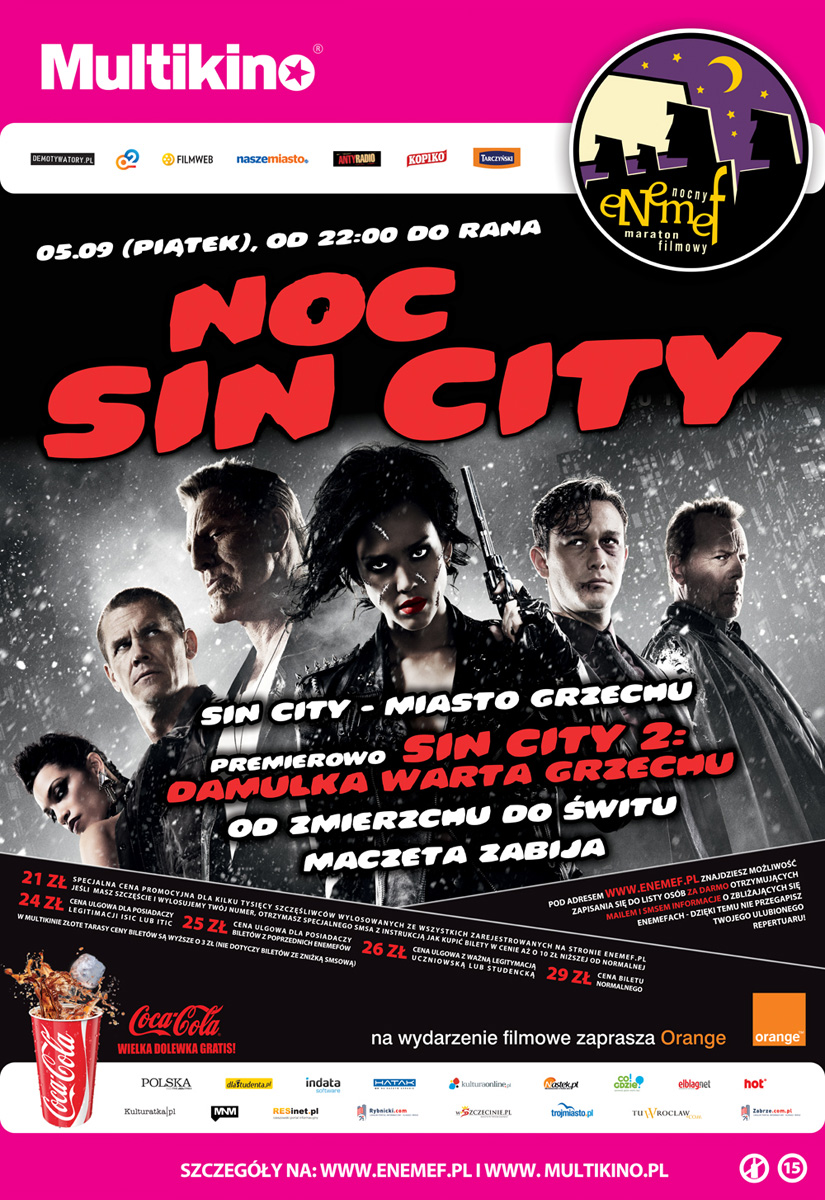 Wspaniaa wizualna uczta czyli ENEMEF: Noc Sin City ju 5 wrzenia w Multikinie