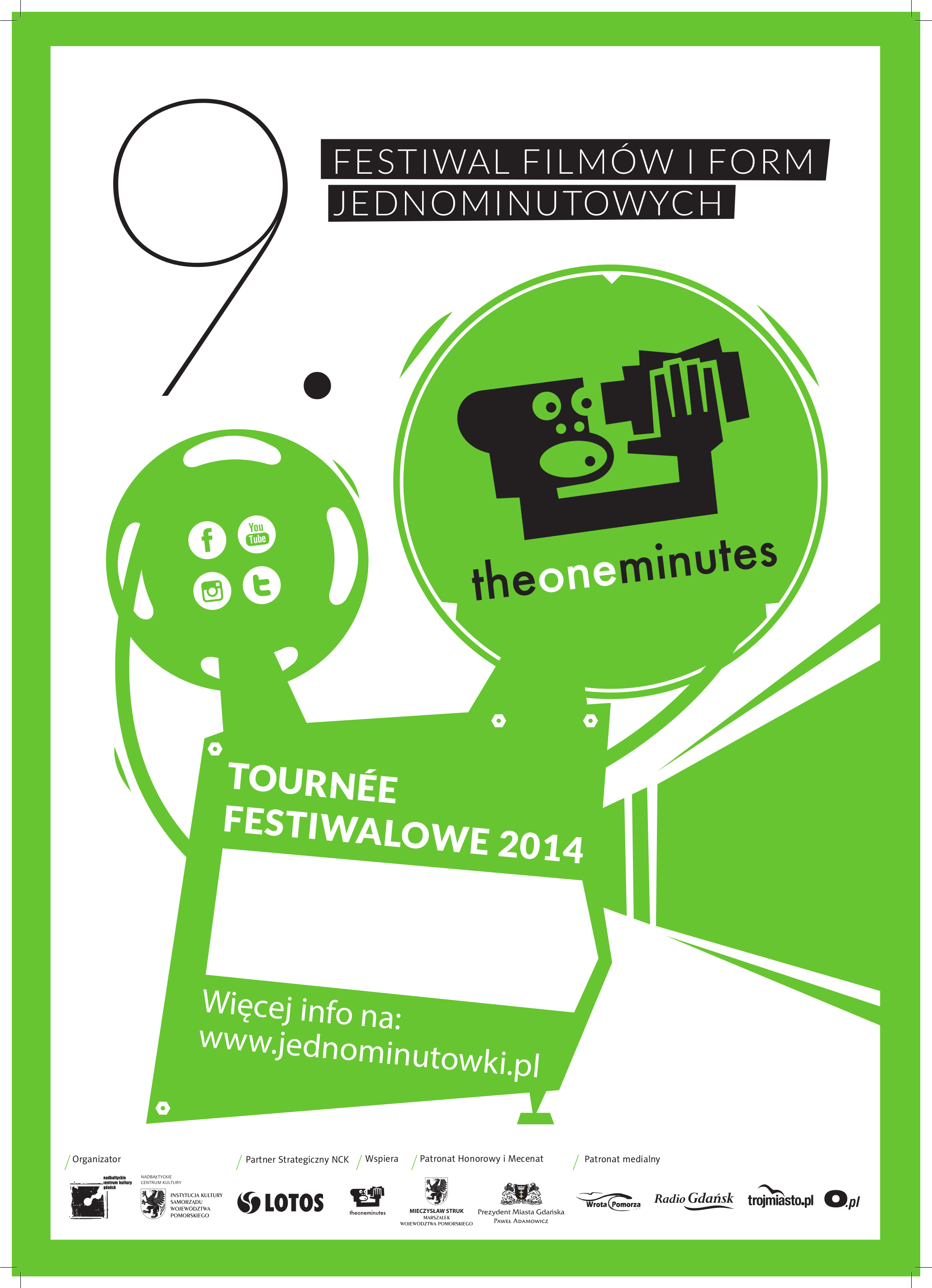 DKF: Festiwal Filmw i Form Jednominutowych „The One Minutes 2014"
