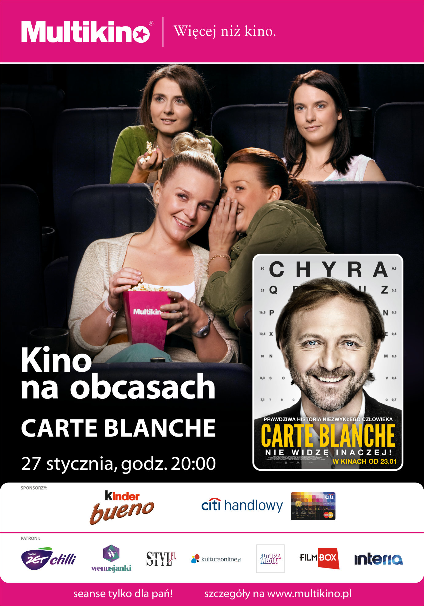 „Hiszpanka” oraz „Carte Blanche” premierowo na ekranach kin sieci Multikino