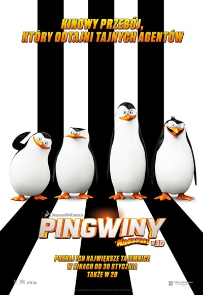 „Pingwiny z Madagaskaru” premierowo na duym ekranie w kinach sieci Multikino