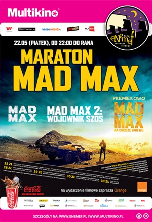 ENEMEF: Maraton Mad Max z premier nowej czci - wygraj bilety