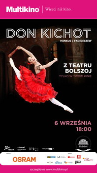 „Don Kichot” z Teatru Bolszoj 9 wrzenia po raz pierwszy w Multikinie!