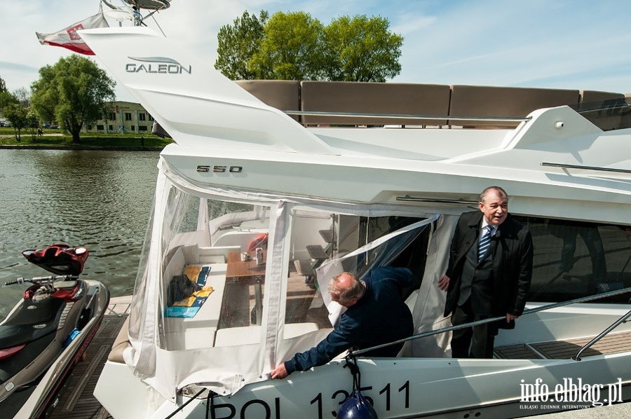 Prezydent Wilk zwiedza jachty przy Bulwarze Zygmunta Augusta, fot. 32