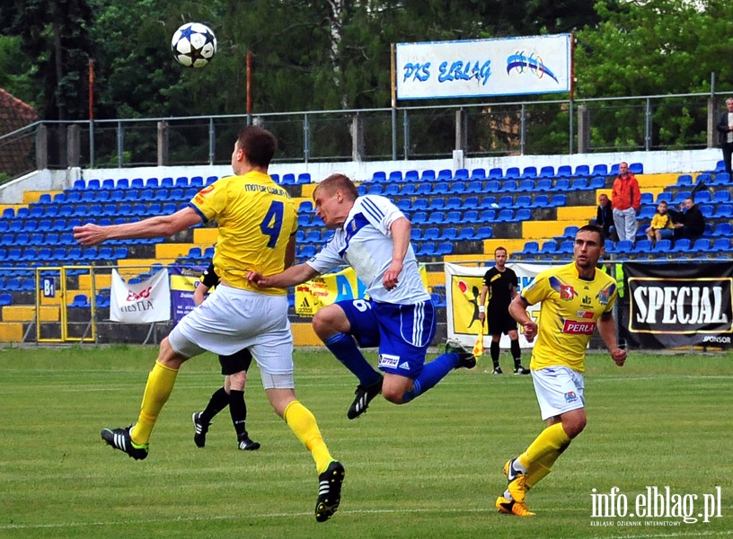 II liga: Olimpia Elblg - Motor Lublin 4:1, fot. 7