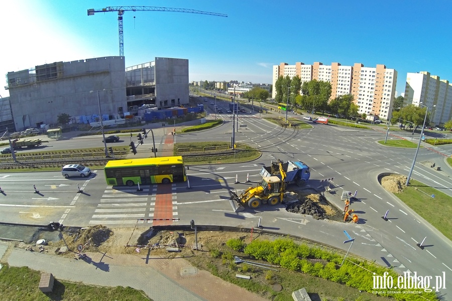 Rozbudowa Centrum Handlowego Ogrody w Elblgu z perspektywy lotu ptaka, fot. 11