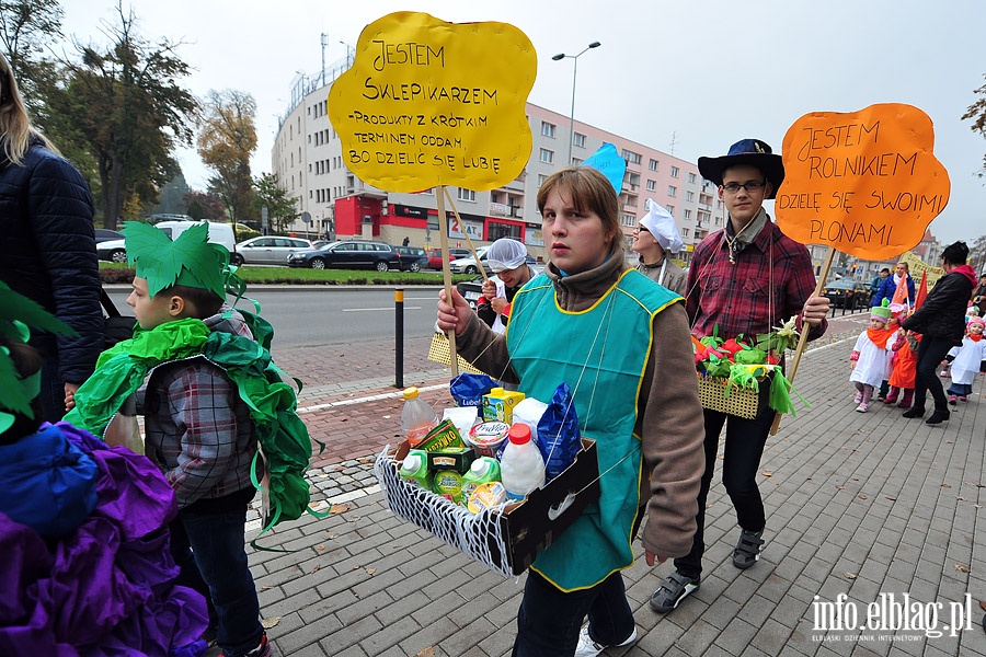 Manifestacja szkolna przeciw marnowaniu produktw spoywczych, fot. 33