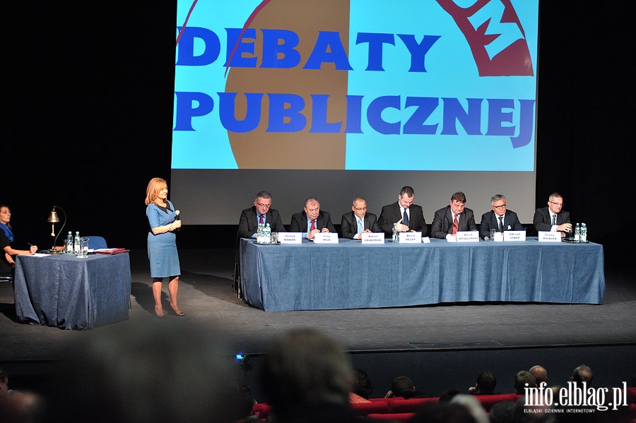 Debata publiczna z udziaem kandydatw na prezydenta miasta Elblg , fot. 34
