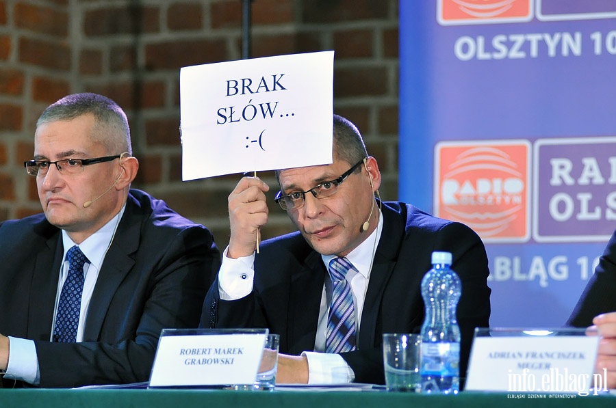Debata Radia Olsztyn kandydatw na prezydenta w Bibliotece Elblskiej, fot. 42
