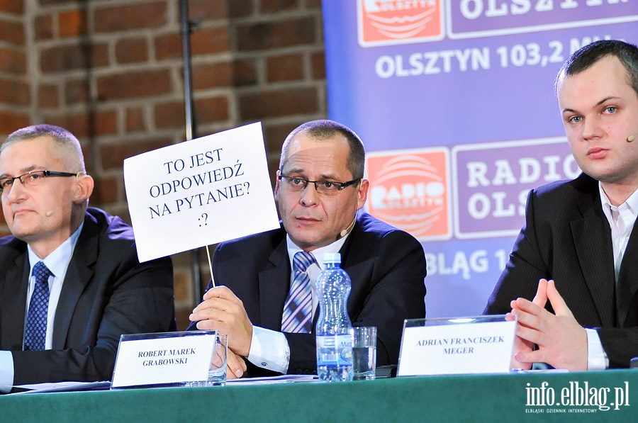Debata Radia Olsztyn kandydatw na prezydenta w Bibliotece Elblskiej, fot. 43