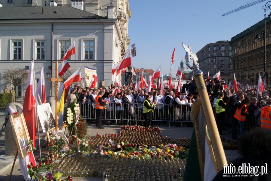 Obchody pitej rocznicy katastrofy smoleskiej w Warszawie, fot. 10