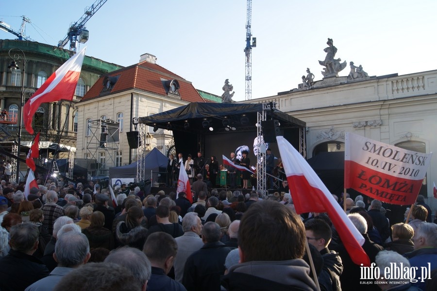 Obchody pitej rocznicy katastrofy smoleskiej w Warszawie, fot. 49