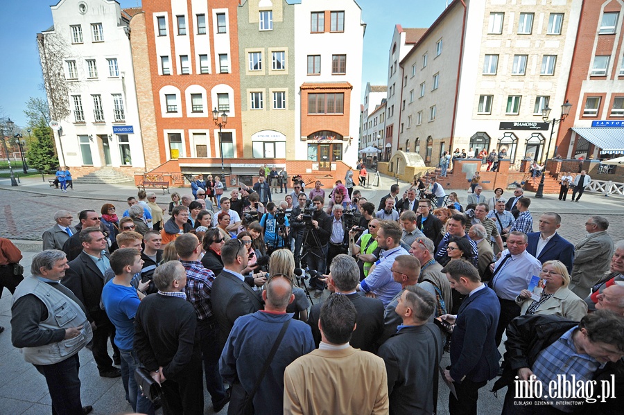 Kandydatka na Prezydenta RP Magdalena Ogrek w Elblgu, fot. 20