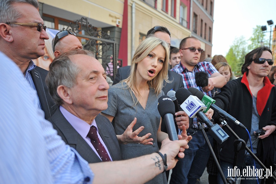 Kandydatka na Prezydenta RP Magdalena Ogrek w Elblgu, fot. 22