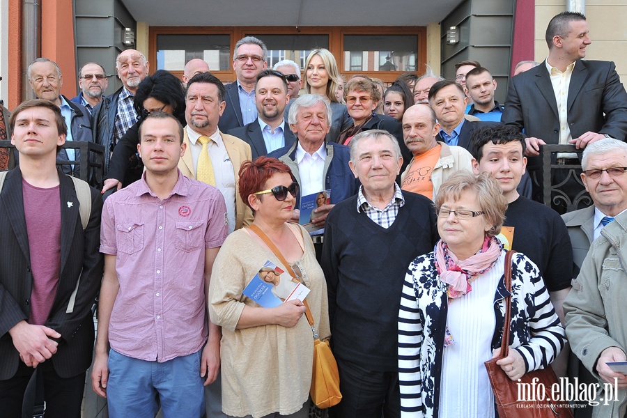 Kandydatka na Prezydenta RP Magdalena Ogrek w Elblgu, fot. 27