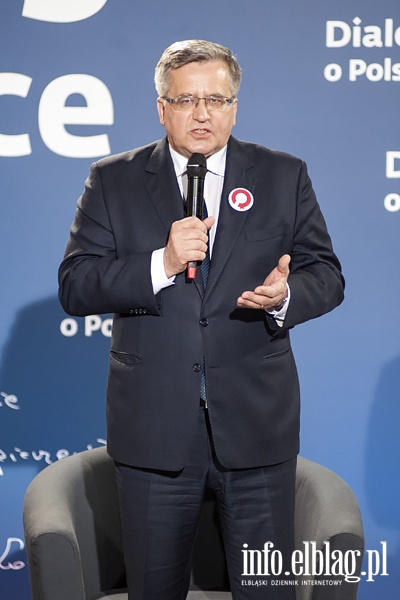 Prezydent Bronisaw Komorowski w Elblgu, fot. 22