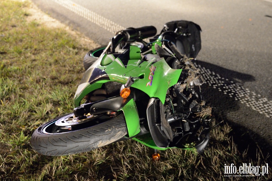 miertelny wypadek na S7. Nie yje 25-letni motocyklista, fot. 10