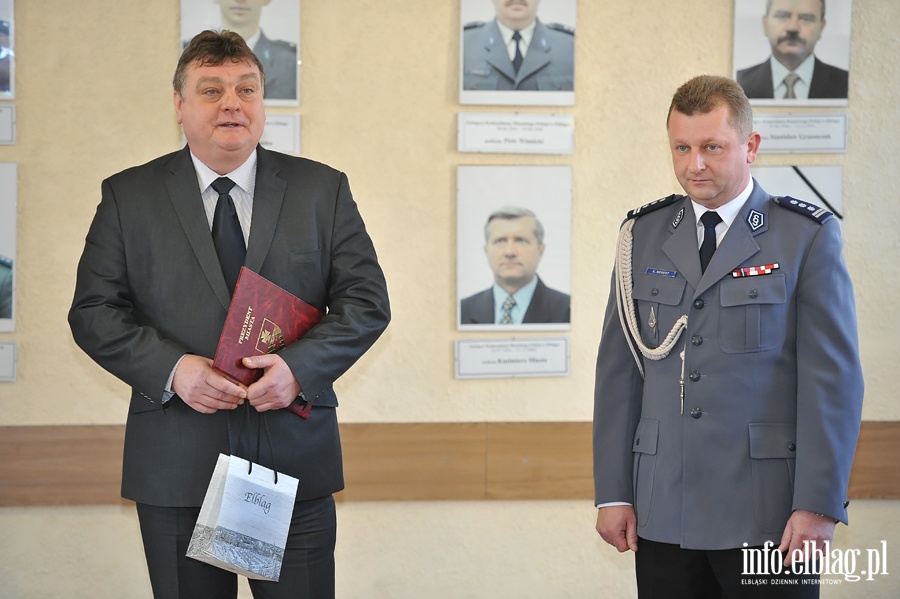 Inspektor Krzysztof Konert nowym komendantem Policji w Elblgu, fot. 29
