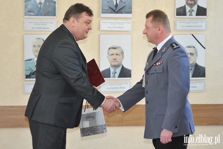 Inspektor Krzysztof Konert nowym komendantem Policji w Elblgu, fot. 30