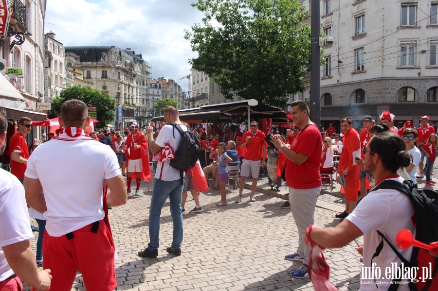 Fotoreporta z meczu Polska - Szwajcaria w Saint Etienne na EURO 2016, fot. 6