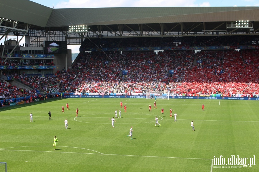 Fotoreporta z meczu Polska - Szwajcaria w Saint Etienne na EURO 2016, fot. 27