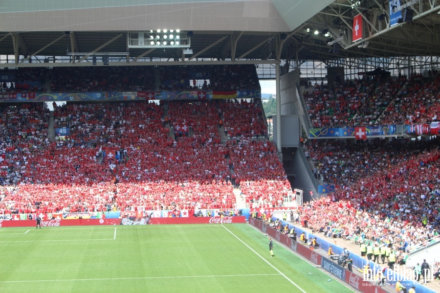 Fotoreporta z meczu Polska - Szwajcaria w Saint Etienne na EURO 2016, fot. 29