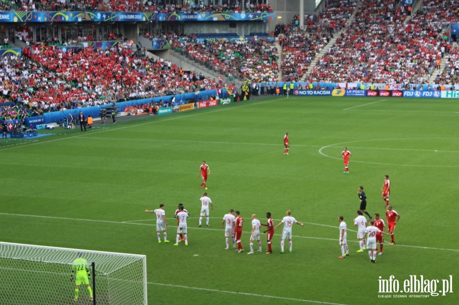 Fotoreporta z meczu Polska - Szwajcaria w Saint Etienne na EURO 2016, fot. 38